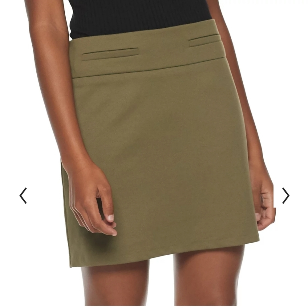 Candies Olive Green XS Mini Skirt Festival Vacation (2/$15)